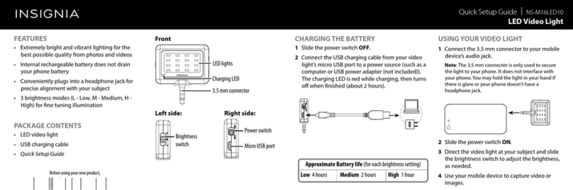 Insignia NS-M16LED10 User manual