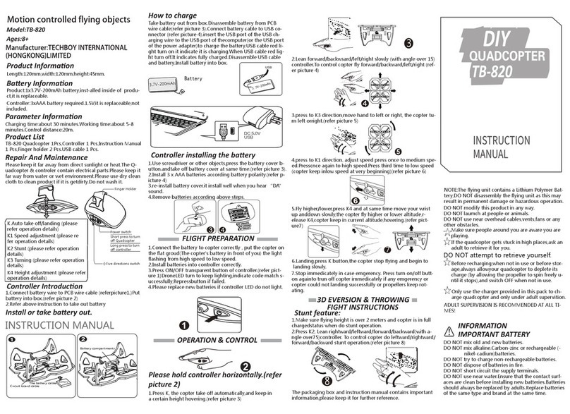 Techboy TB-820 instruction manual