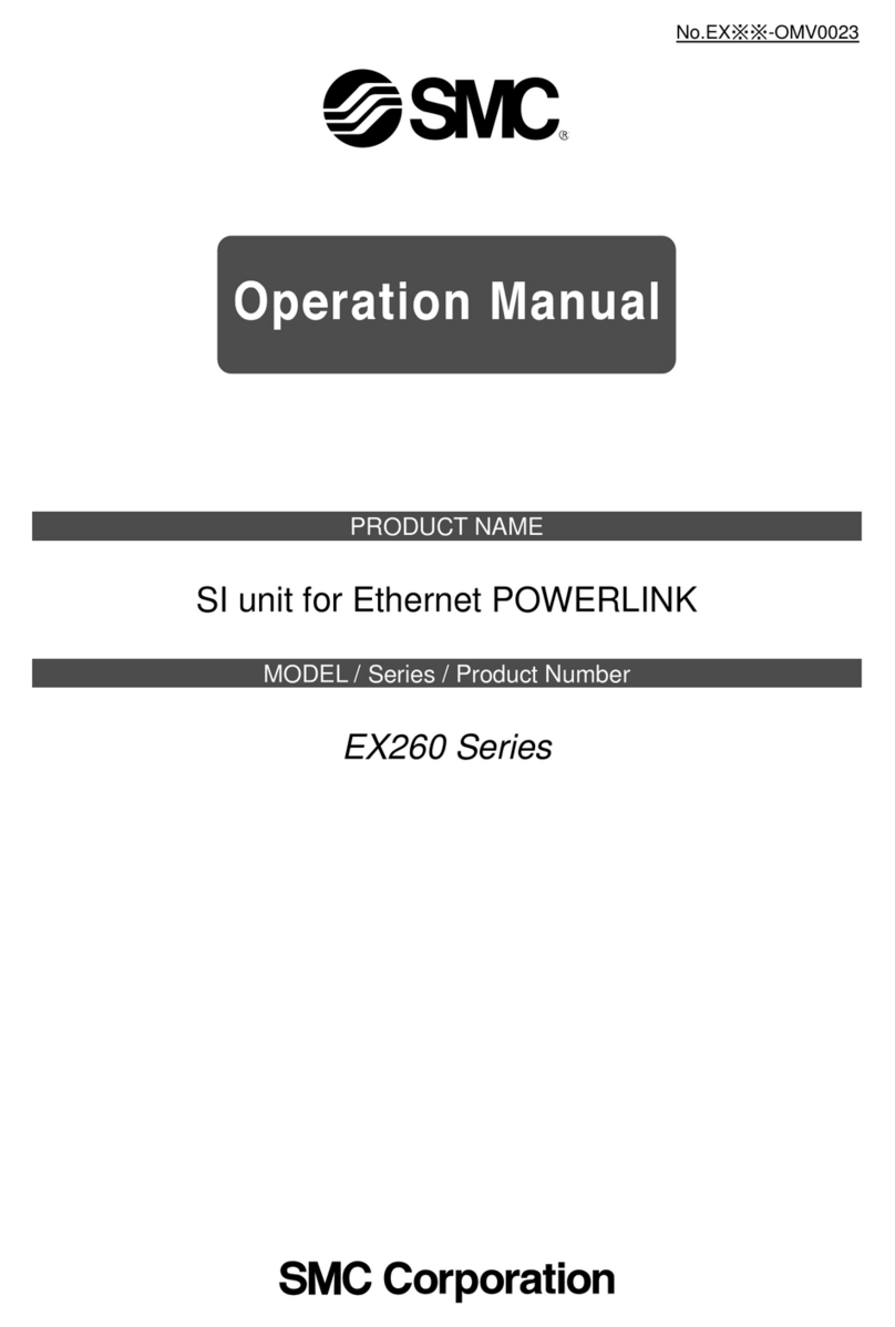 SMC Networks EX260-SPL1 operating manual SMC Networks EX260-SPL1 operating manual