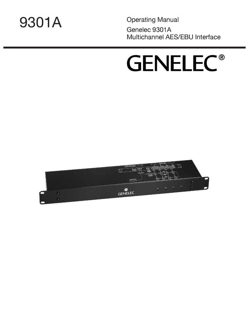 Genelec 9301A User manual