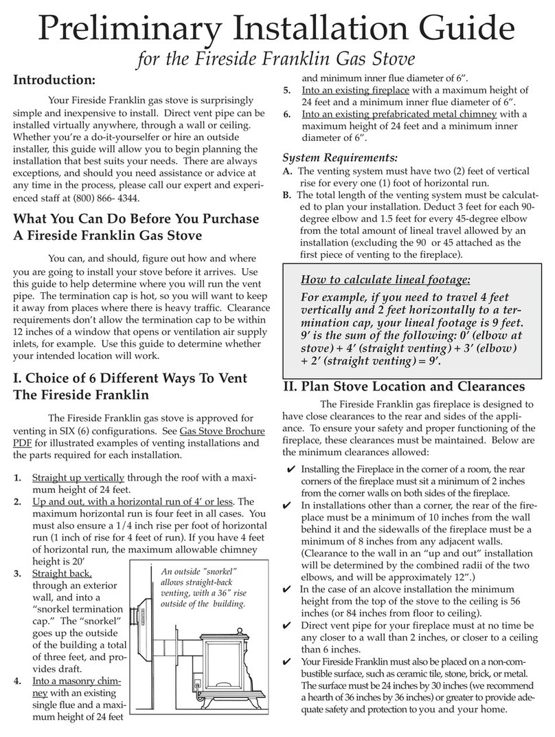 Woodstock Soapstone Fireside Franklin installation guide