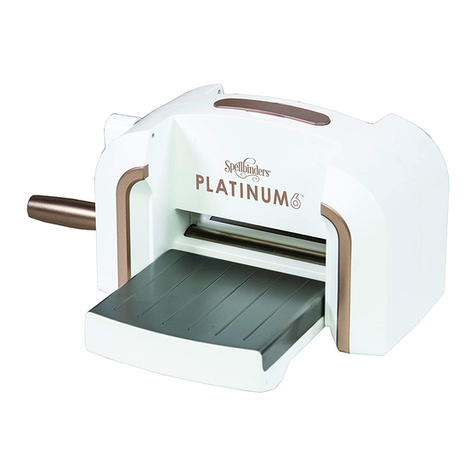 Spellbinders PLATINUM 6 operation instruction Spellbinders PLATINUM 6 operation instruction