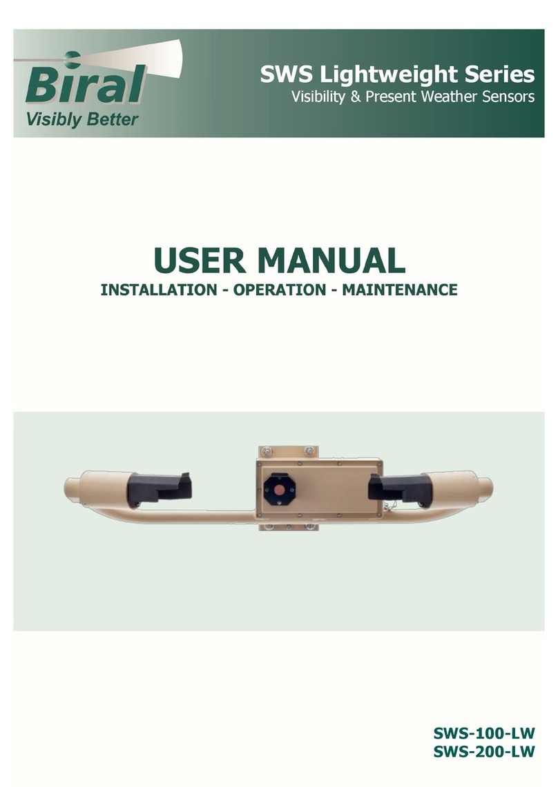 Biral SWS-100-LW: SWS-200-LW user manual