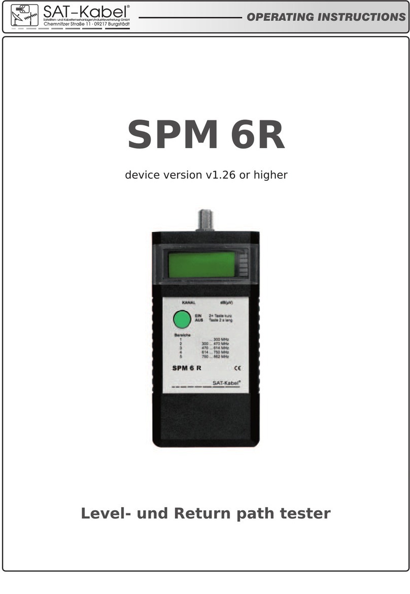 SAT-Kabel SPM 6R operating instructions