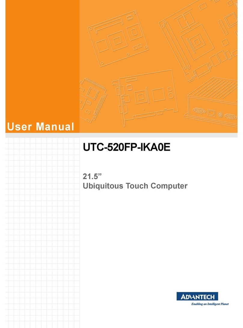 Advantech UTC-520FP-IKA0E Series User manual