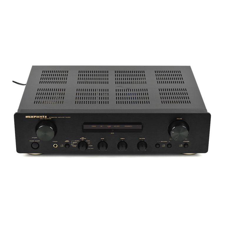 Marantz PM4001 User manual Marantz PM4001 User manual