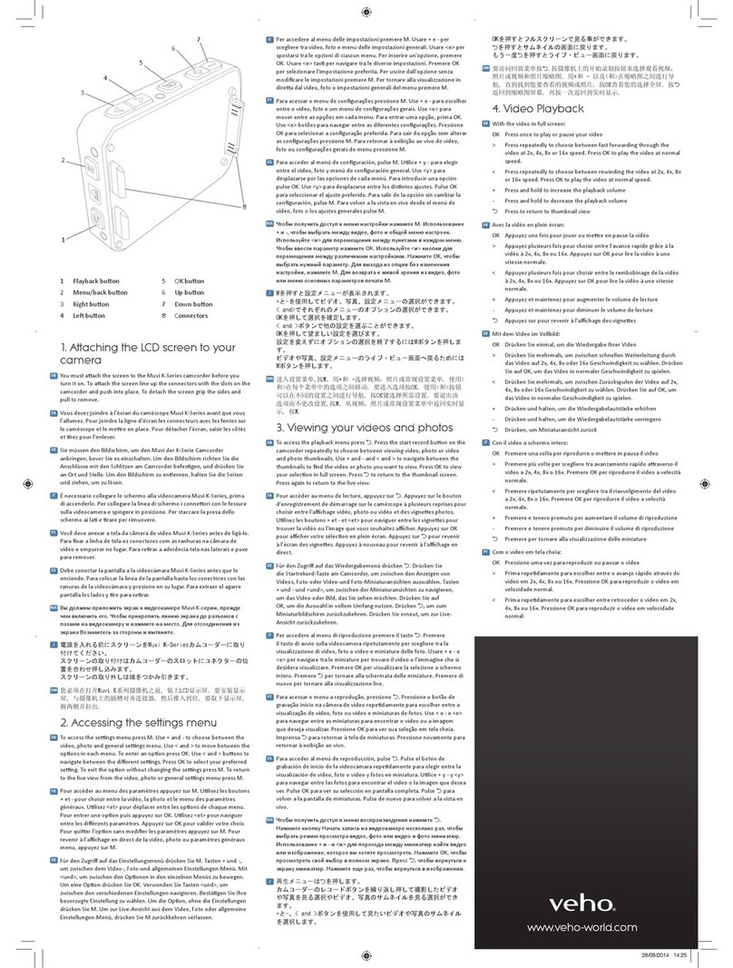 Veho Muvi VCC-A033-LCD quick start guide