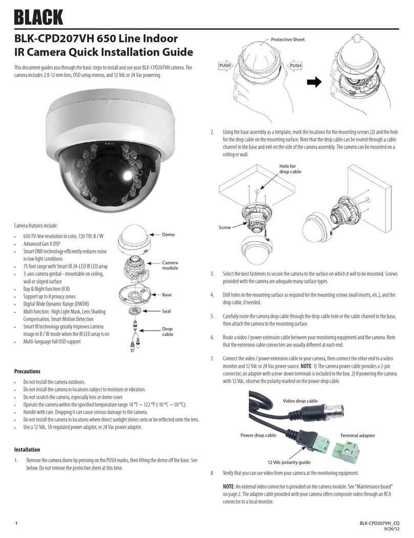 Black BLK-CPD207VH User manual Black BLK-CPD207VH User manual