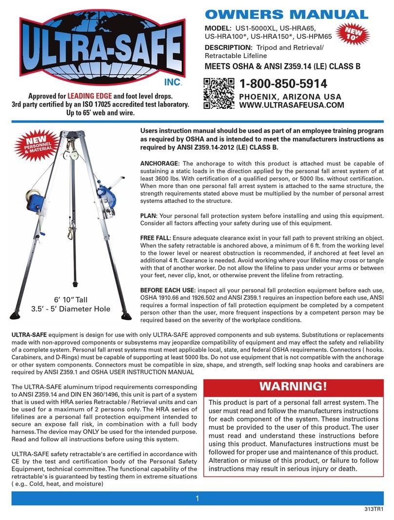 Ultra-safe US1-5000XL owner's manual