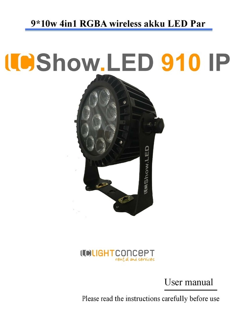 Light Concept LC Show.LED 910 IP user manual