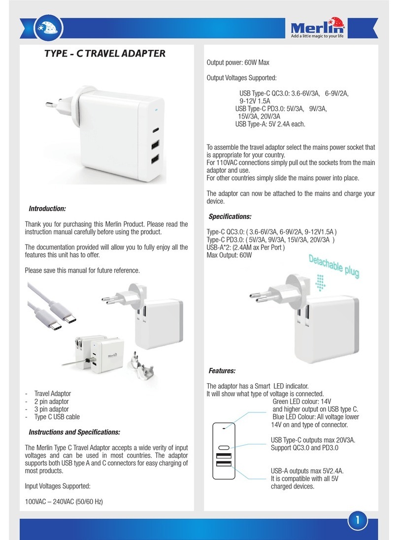 Merlin AED195.00 User manual