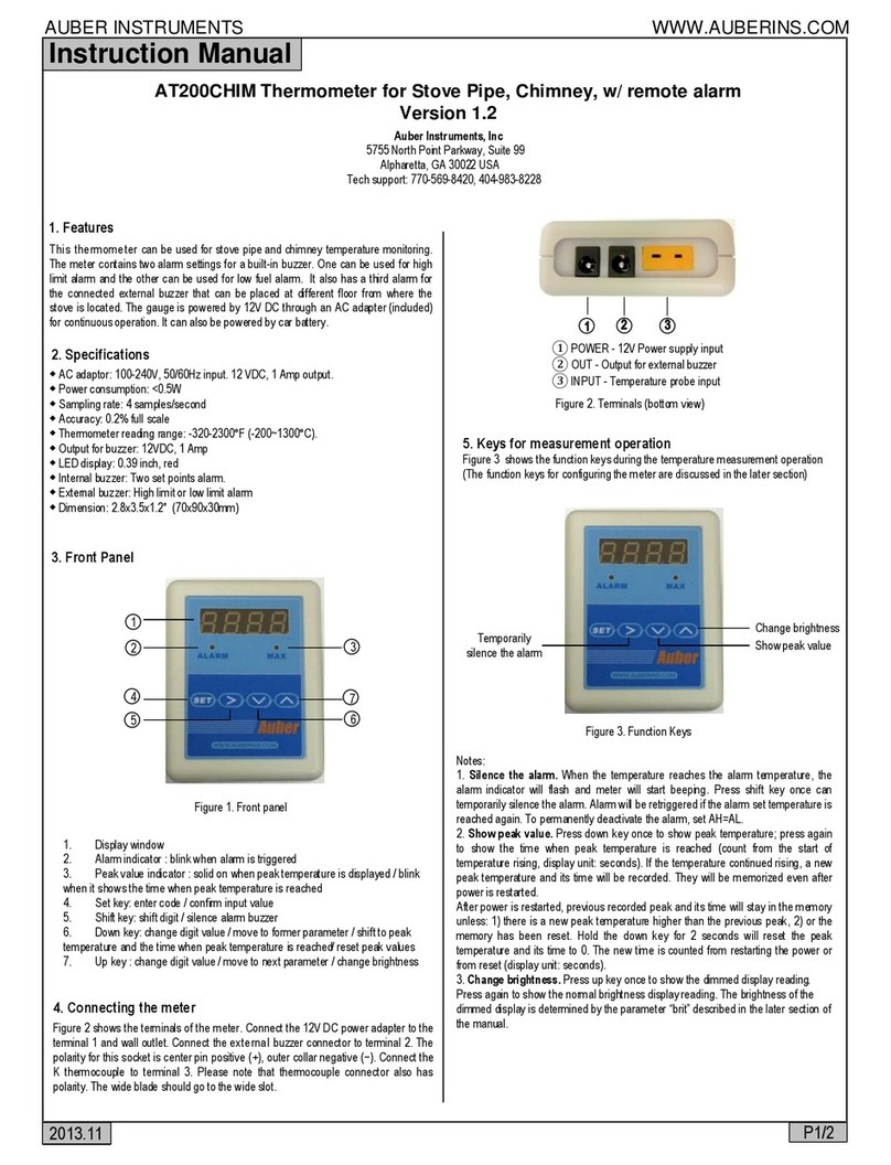 Auber Instruments AT200CHIM instruction manual