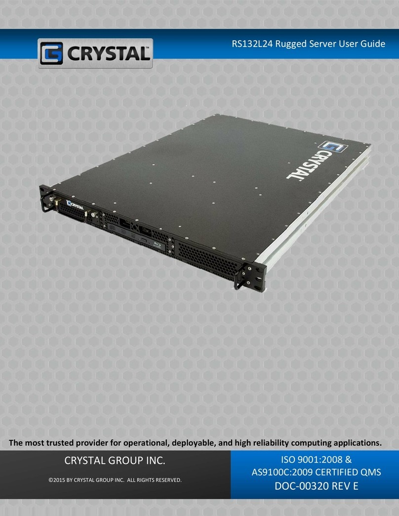 CRYSTAL GROUP INC. RS132L24 user guide