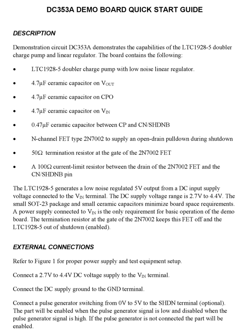 Analog Devices DC353A User manual Analog Devices DC353A User manual