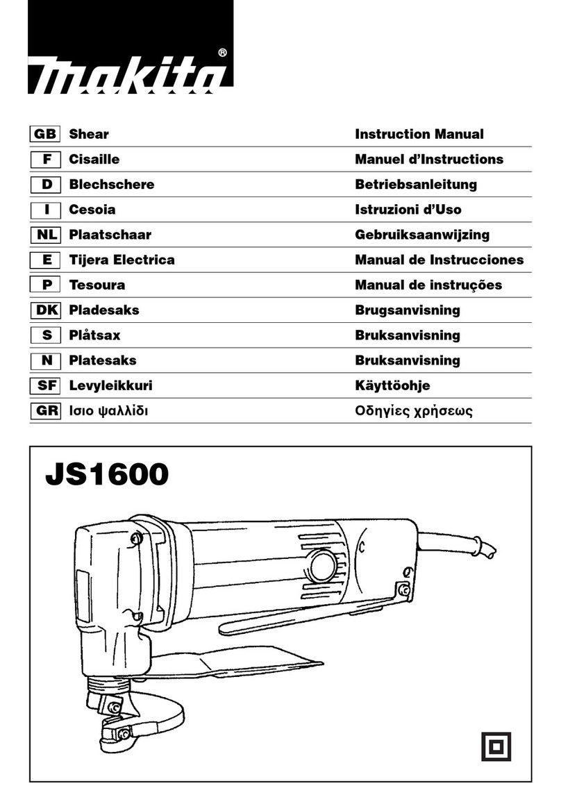 Makita JS1600 User manual