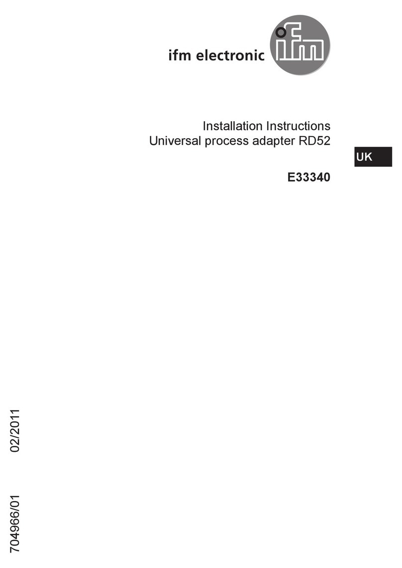 IFM RD52 installation instructions