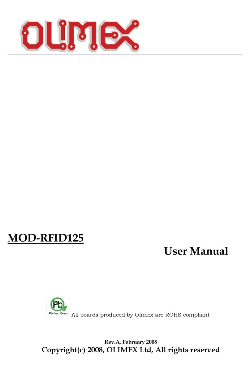 OLIMEX MOD-RFID125 User manual