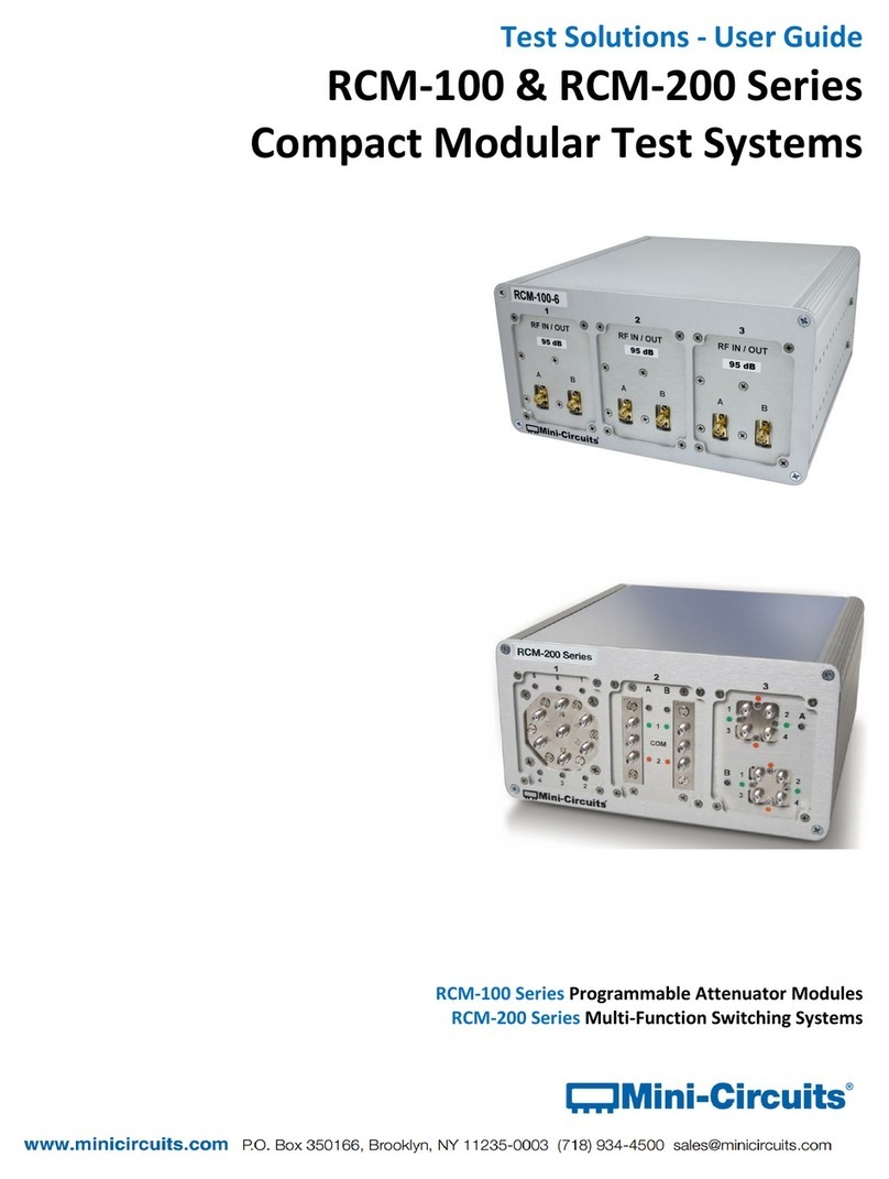 Mini-Circuits RCM-100-6 user guide