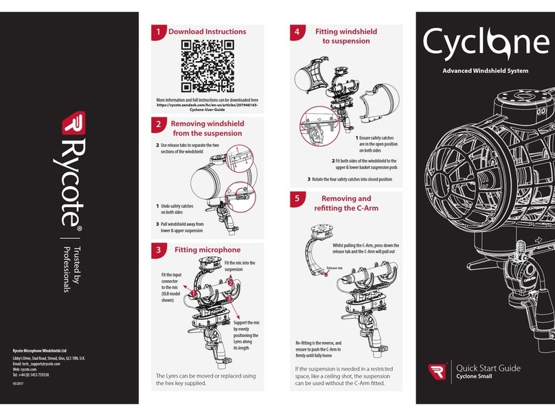 Rycote Cyclone Small User manual