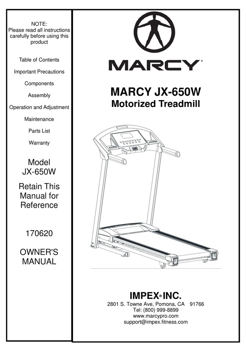 Marcy 170620 owner's manual
