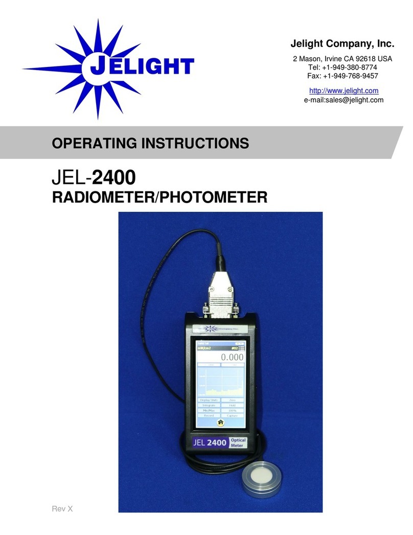 Jelight JEL-2400 operating instructions