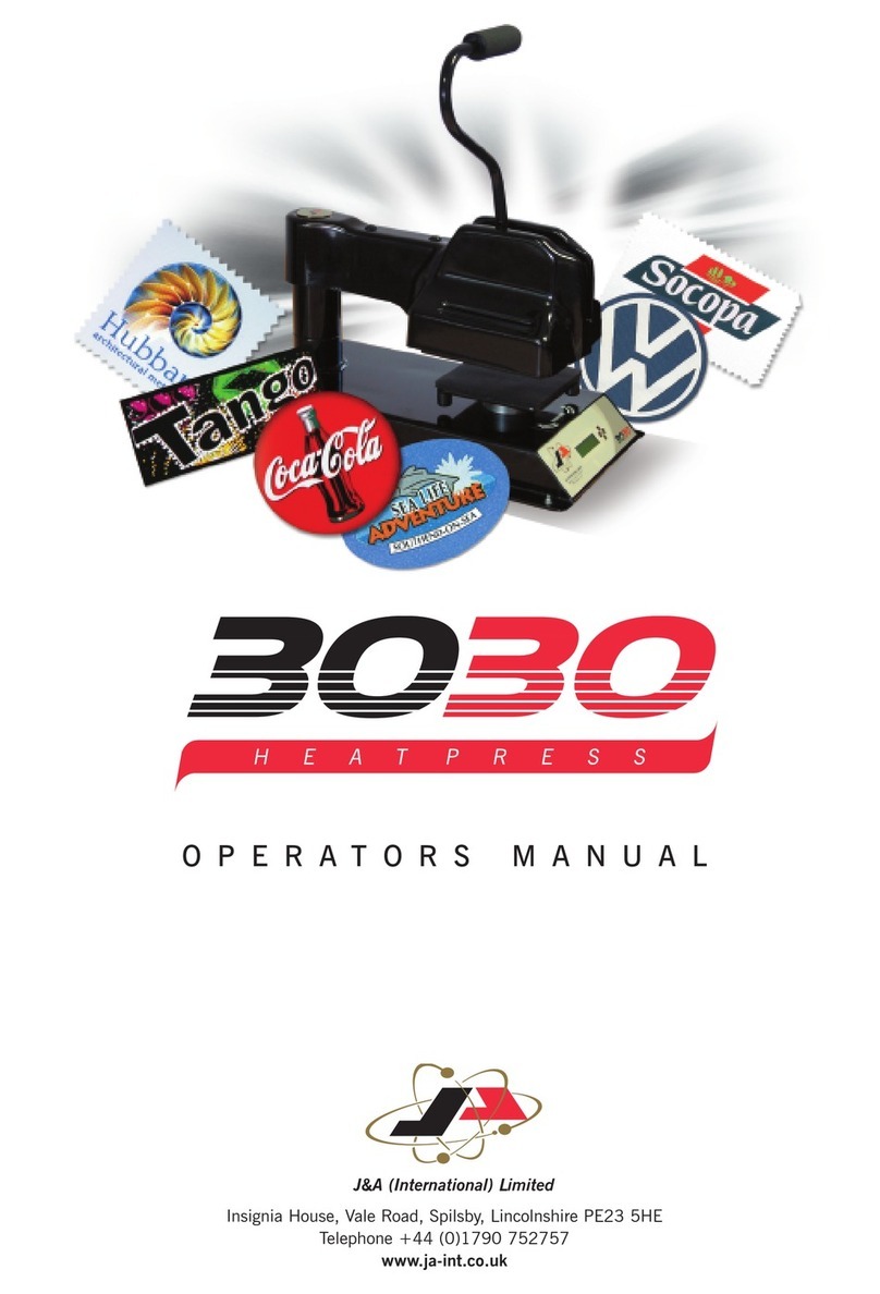 j&a 3030 Operator's manual