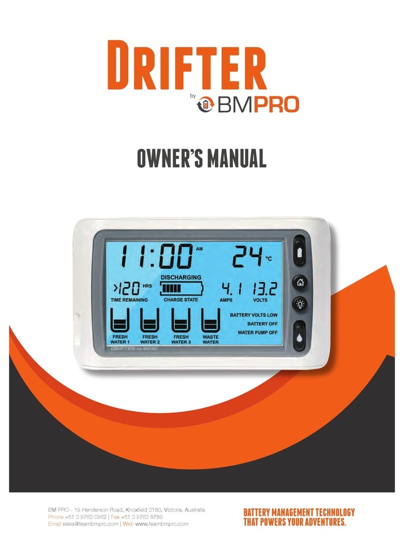 BM PRO Drifter owner's manual