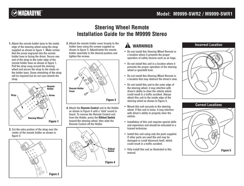 Magnadyne M9999-SWR2 User manual