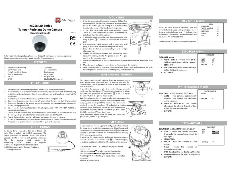 InMotion in52S8x2D Series quick start guide