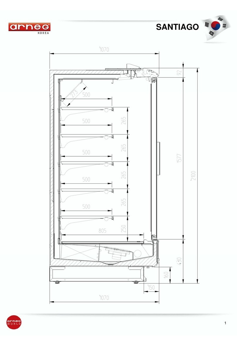 Arneg SANTIAGO MF 105/210 User manual