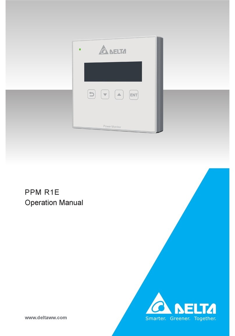 Delta PPM R1E Installation manual