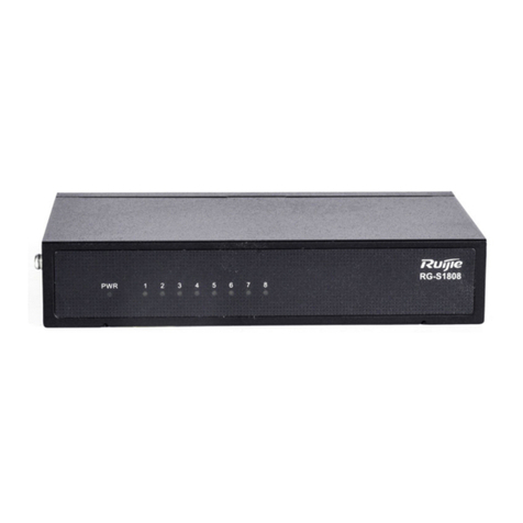 Ruijie RG-S1808 Hardware  installation and reference guide