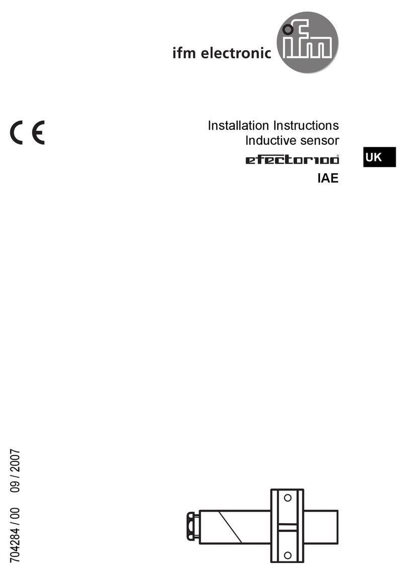 IFM Electronic Efector 100 series installation instructions