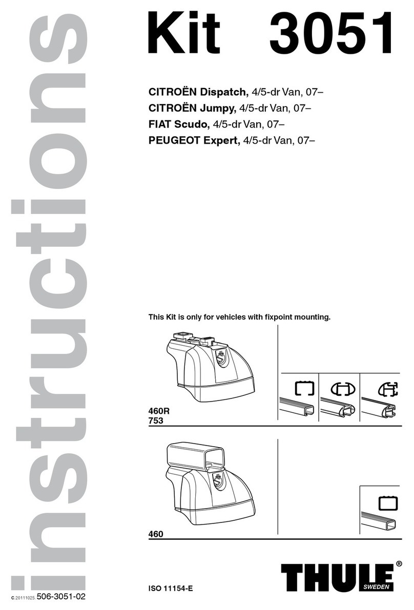 Thule 3051 instructions Thule 3051 instructions