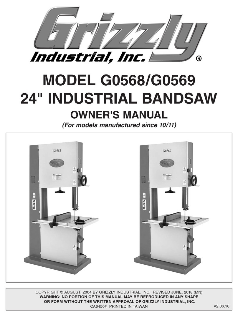 Grizzly G0568 owner's manual Grizzly G0568 owner's manual