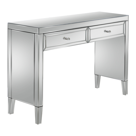 Birlea Valencia 2 Drawer Sideboard User manual Birlea Valencia 2 Drawer Sideboard User manual