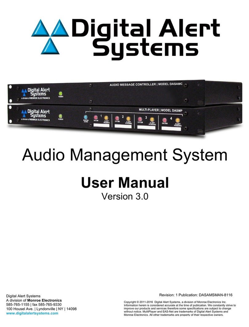 Digital Alert Systems DASAMC user manual