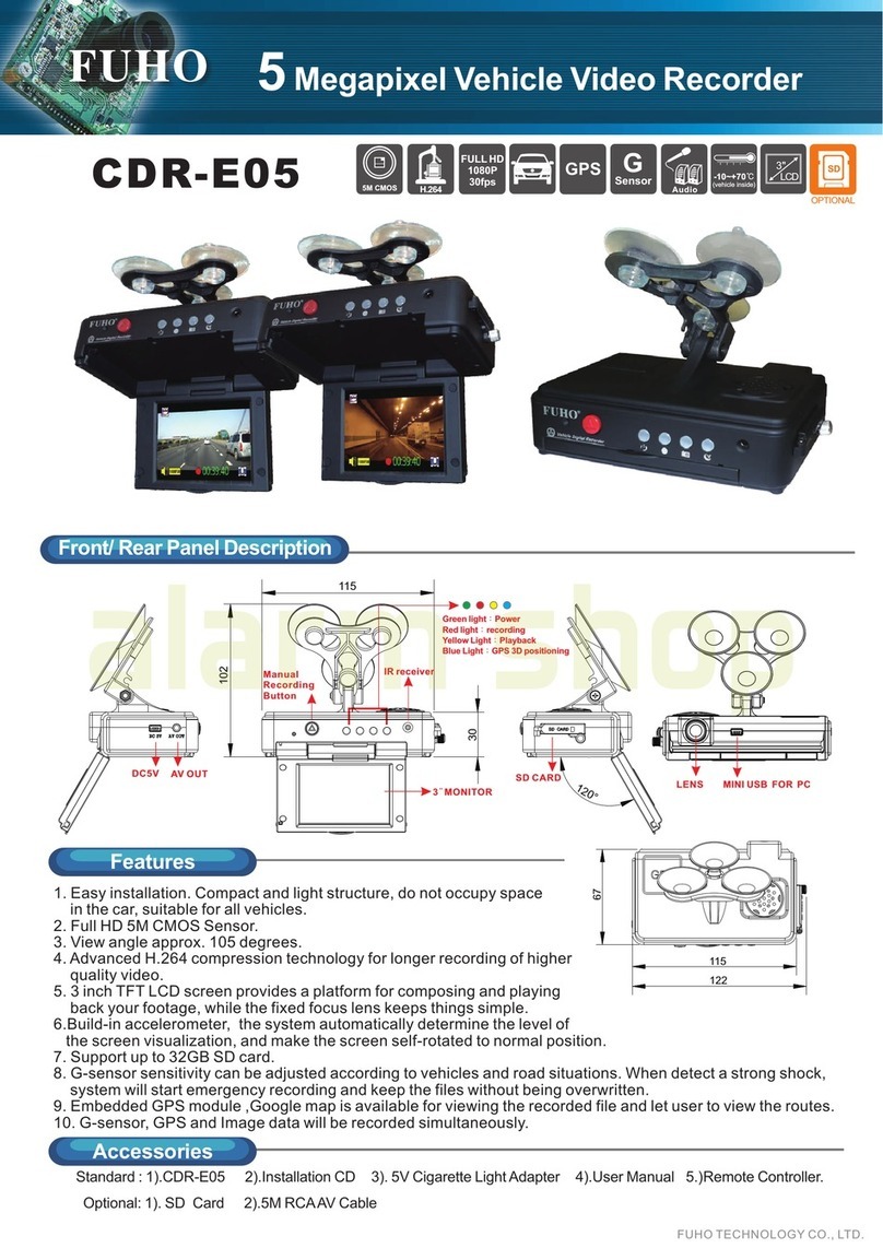 Fuho CDR-E05 User manual