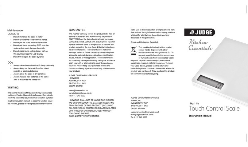 Judge J413 User manual