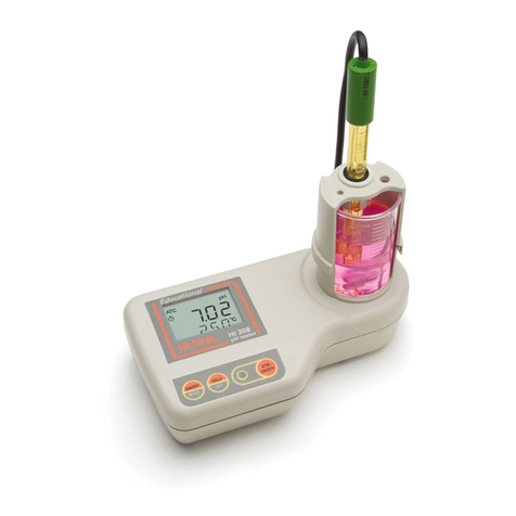 Hanna Instruments HI 208 instruction manual