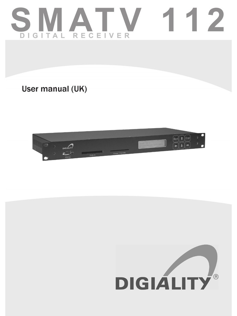 Digiality SMATV 112 User manual