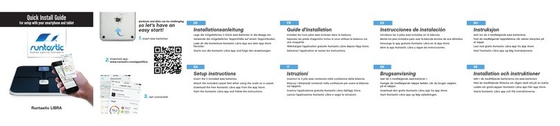 Runtastic LIBRA Quick install guide