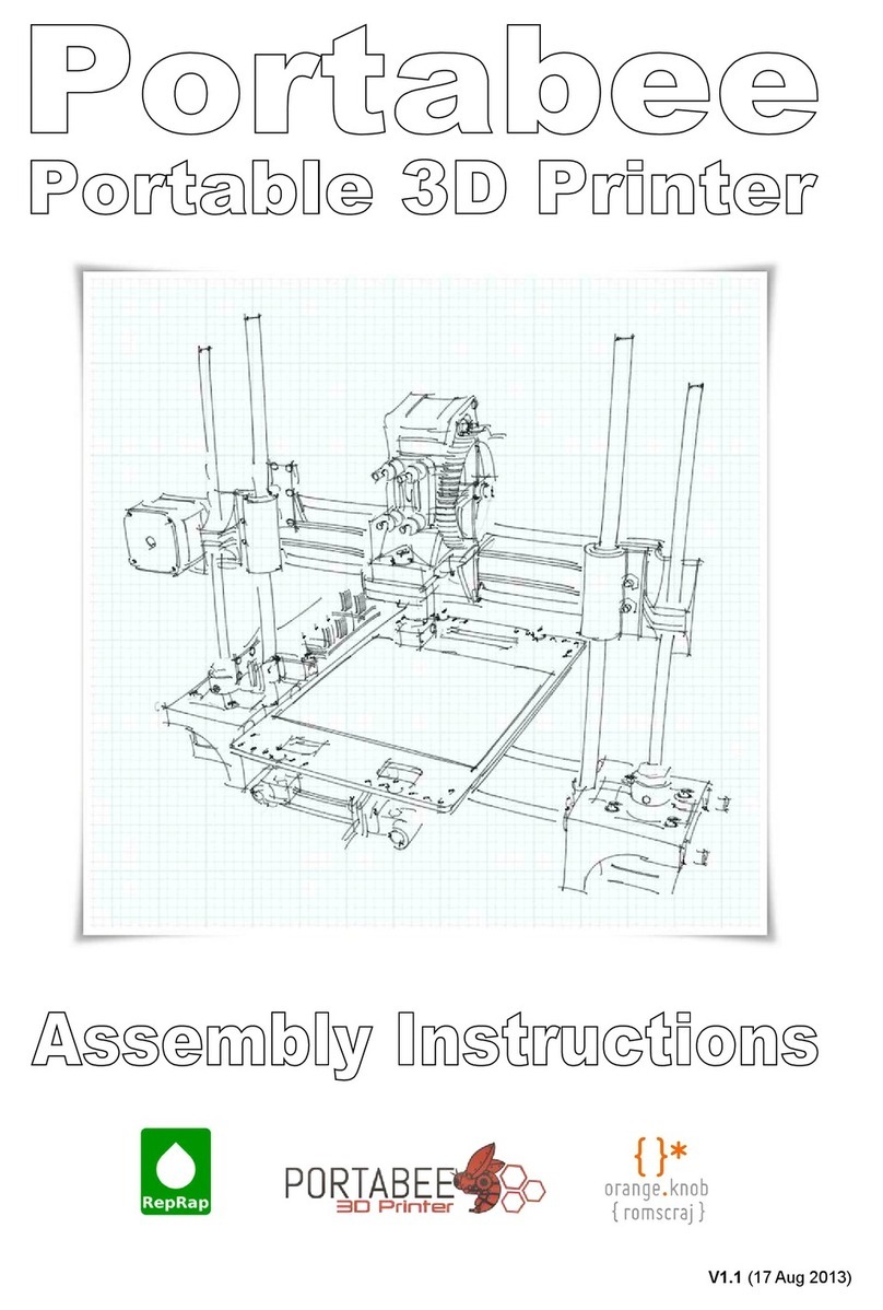 Portabee Portable 3D Printer User manual