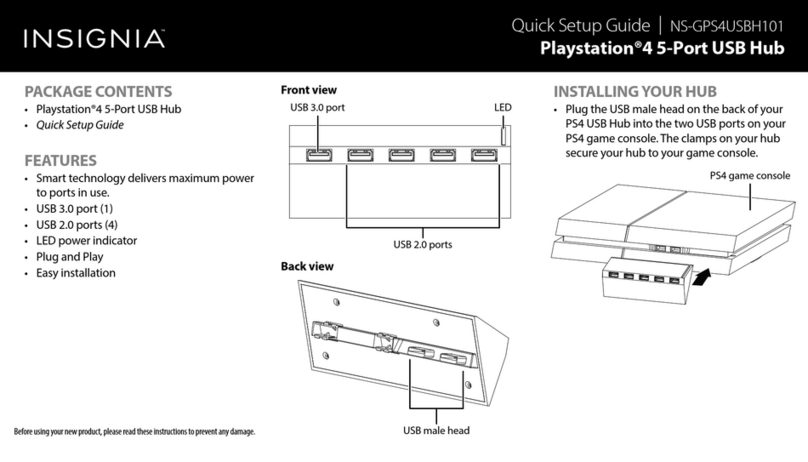 Insignia NS-GPS4USBH101 Quick setup guide