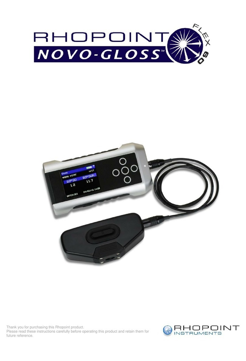 Rhopoint Instruments NG Flex 60 instruction manual