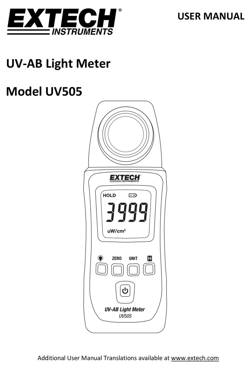 Extech Instruments UV505 User manual