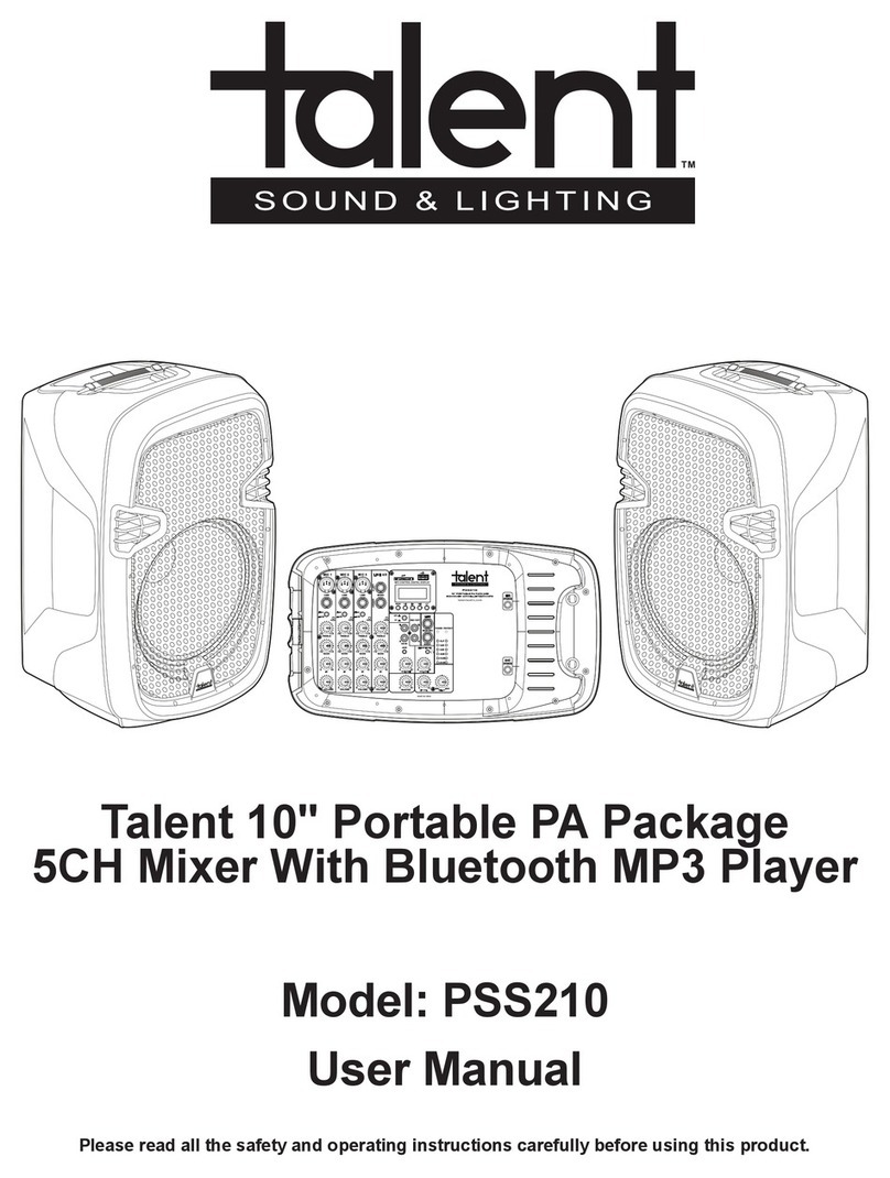 Talent PSS210 user manual