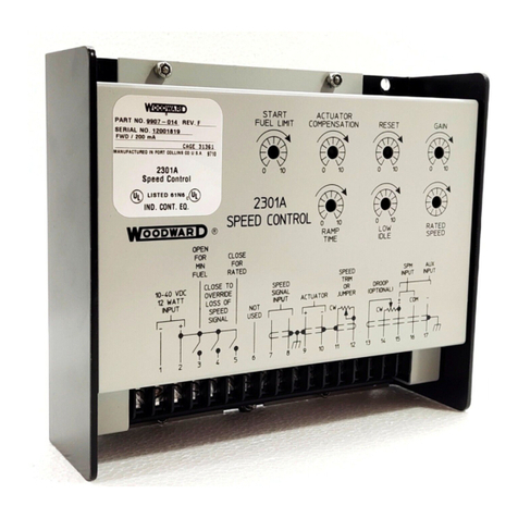 Woodward 2301A Installation and operation manual