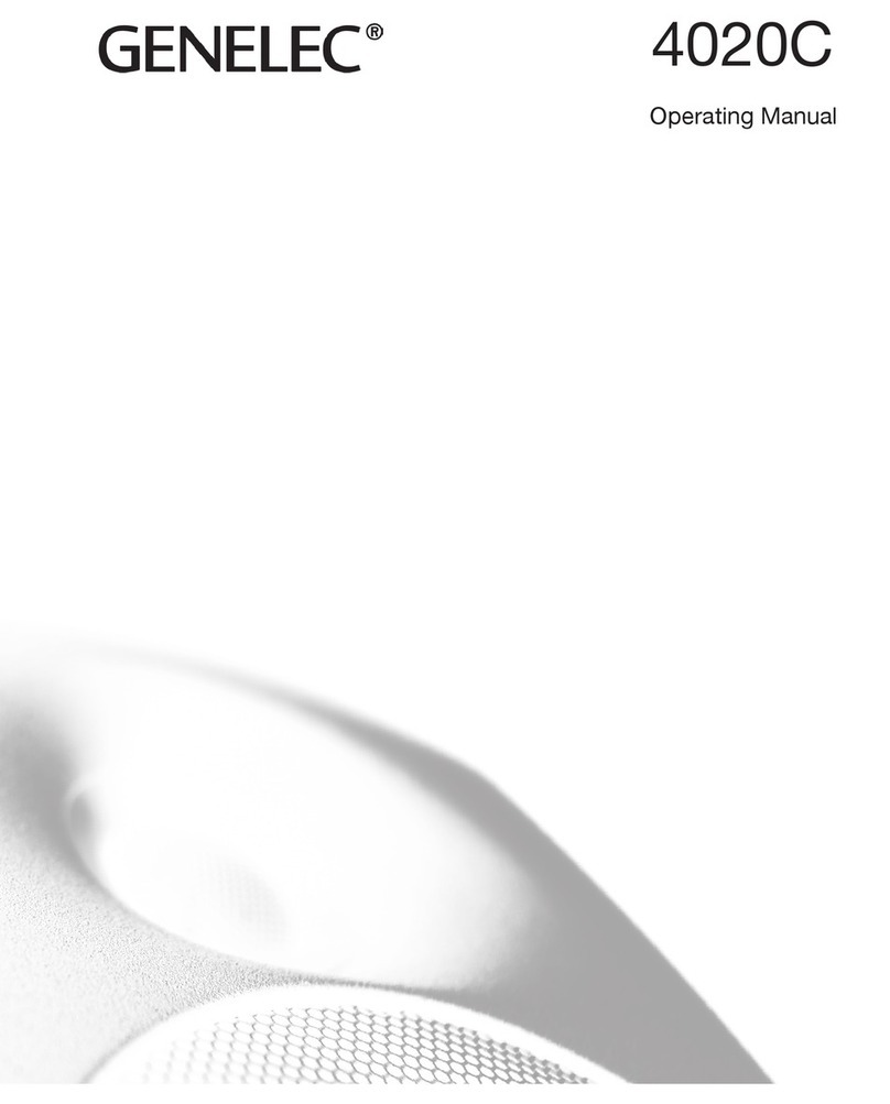 Genelec 4020C User manual