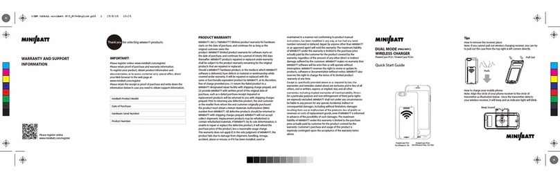 miniBatt PowerCase PC6 quick start guide